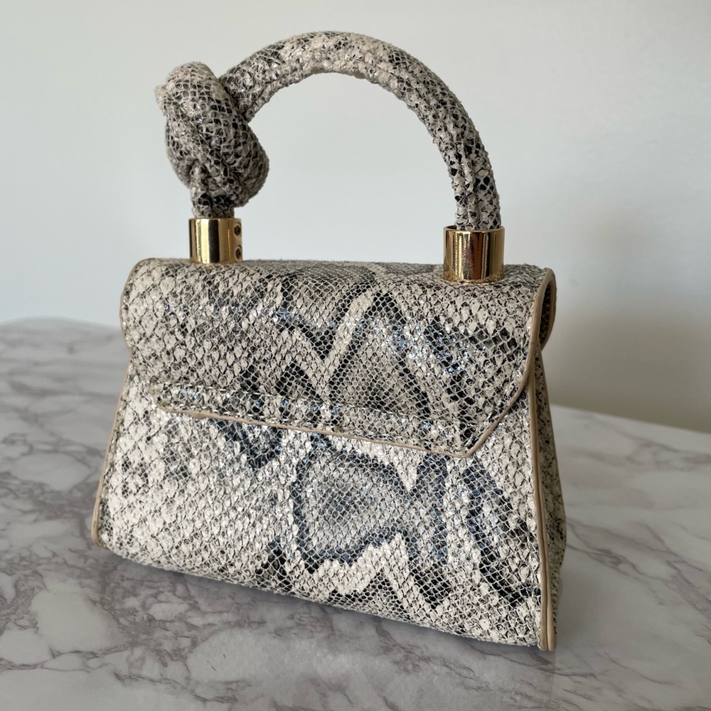 Urban Expressions Mini Python Crossbody Hand Bag - image 4